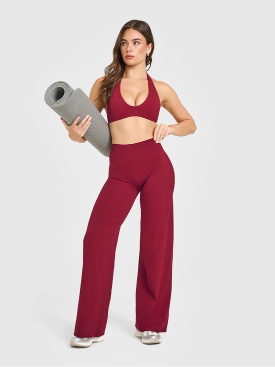 Oner Active Pants - Oner Active Ruby Red High-Rise straight leg Leggings small short length.